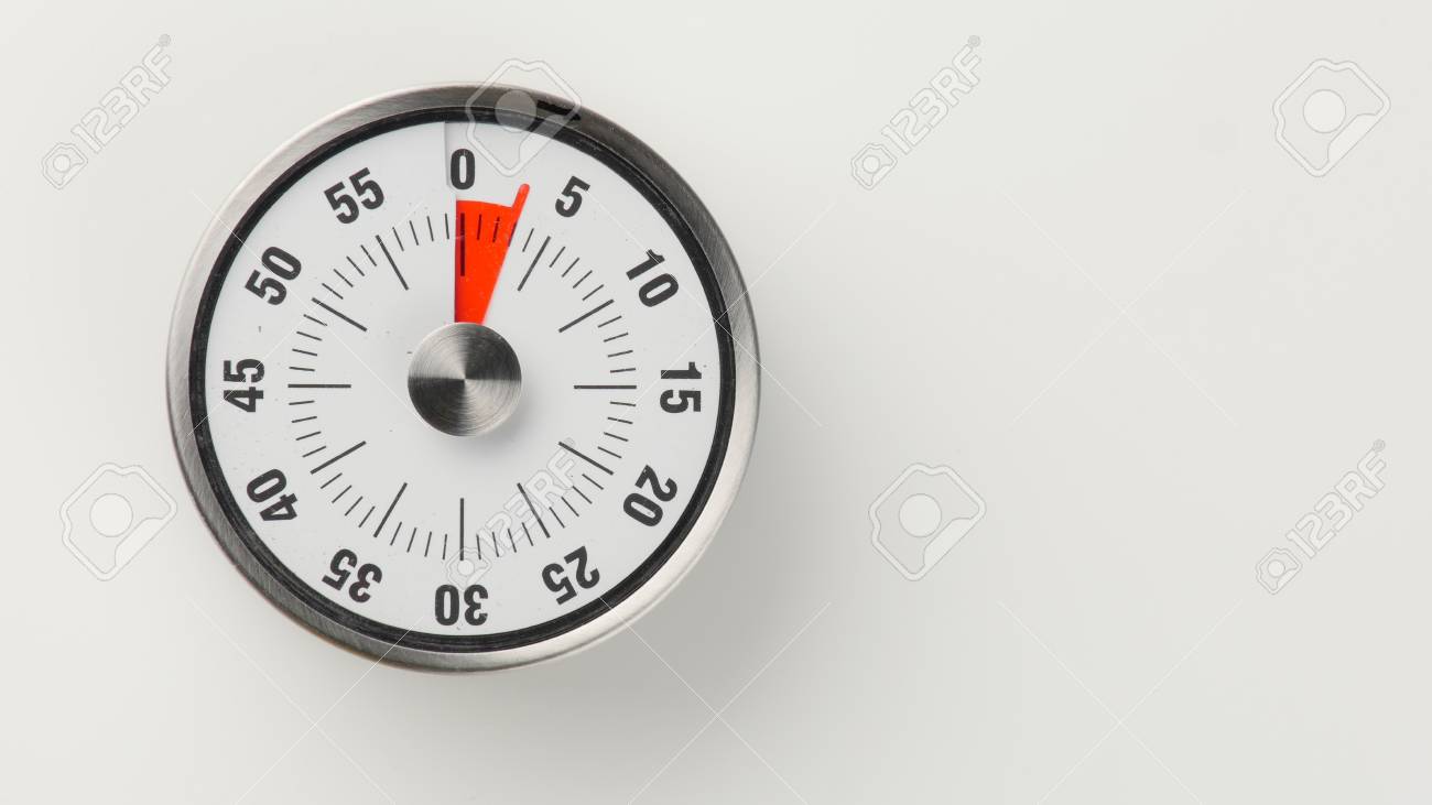 vintage analog kitchen countdown timer with classic clock face 3 minute countdown timer
