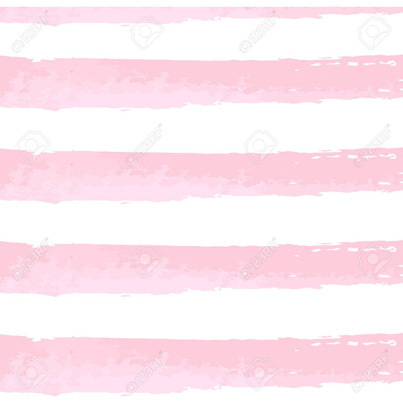 Brushstroke Watercolor Pastel Pink Line Vector Illustration Royalty Free Cliparts Vectors And Stock Illustration Image