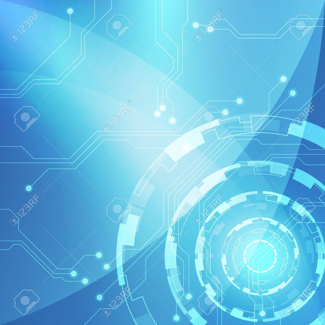 blue abstract technology circuit background vector illustration circuit background image
