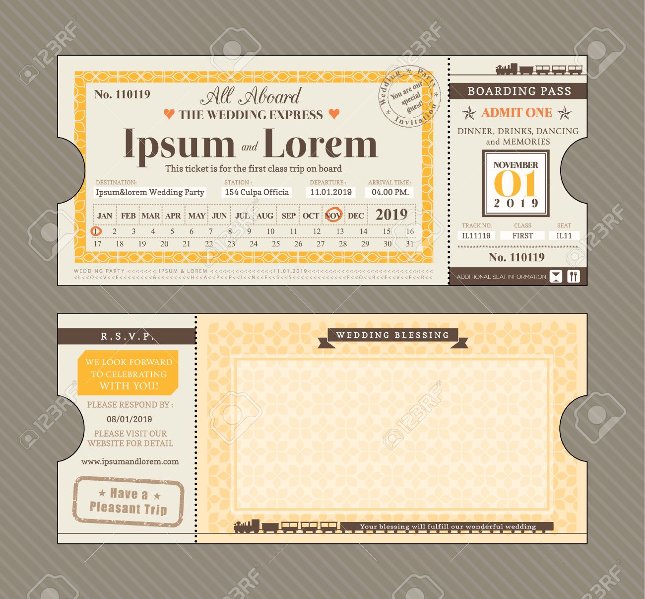 free ticket design templates