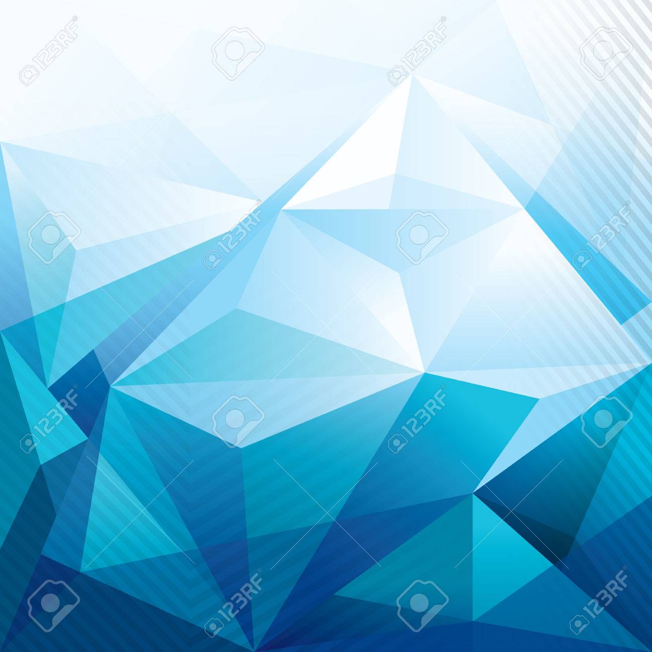 抽象的な青のポリゴンの背景のイラスト素材 ベクタ Image