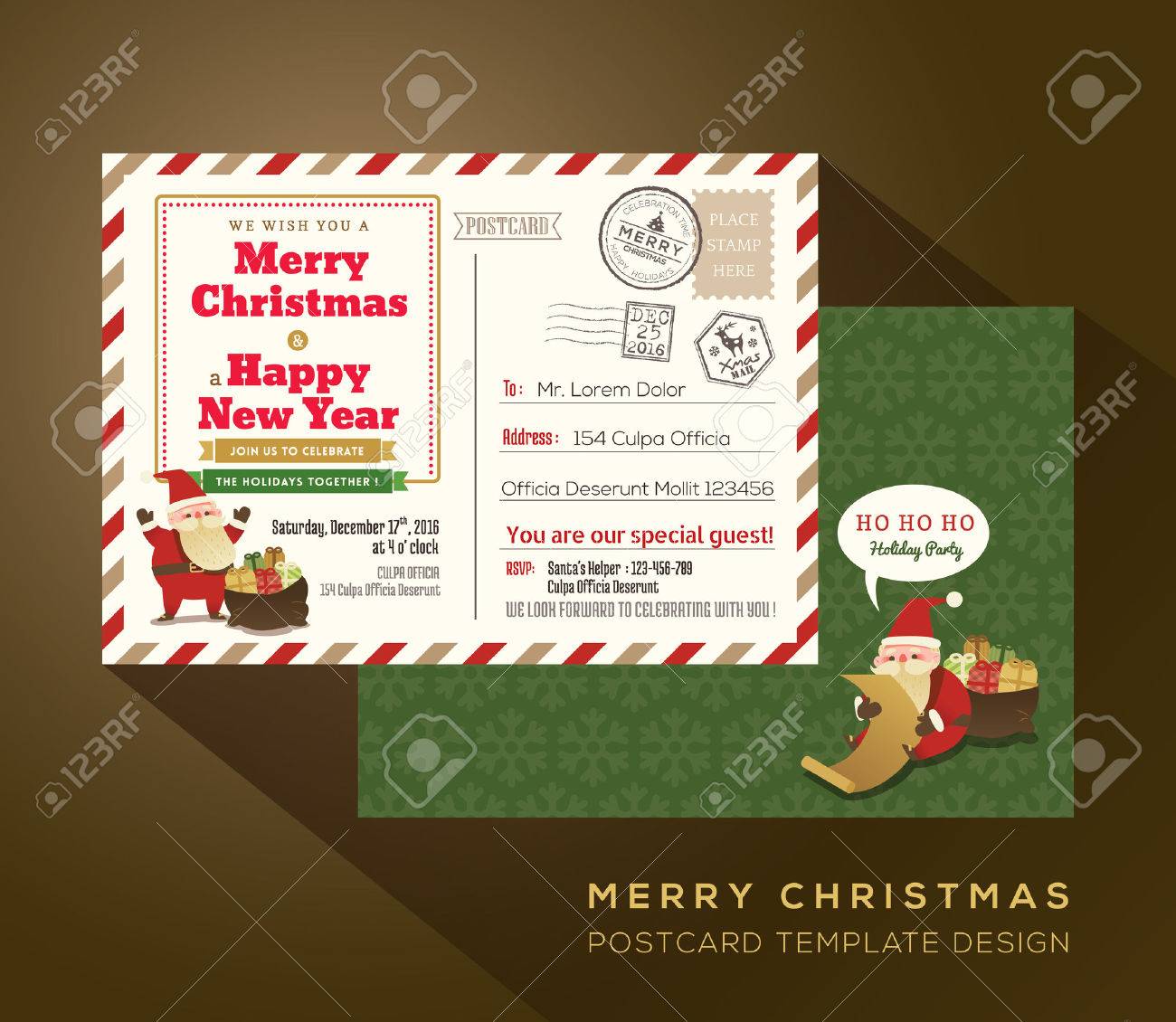 年末年始航空便パーティの招待状のはがき背景ベクトルのクリスマスと新年のイラスト素材 ベクタ Image 年末年始航空便パーティの招待状のはがき背景ベクトルのクリスマスと新年のイラスト素材 ベクタ Image
