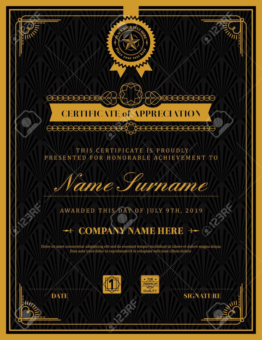 vintage retro art deco