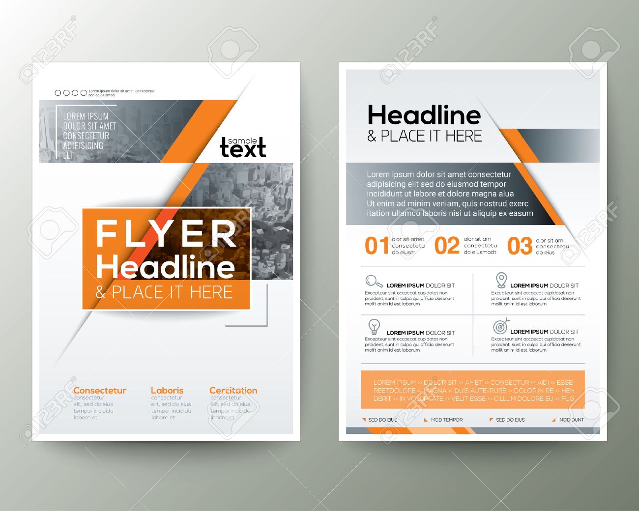 poster broschüre flyer design layout vektor vorlage im a4 format flyer format