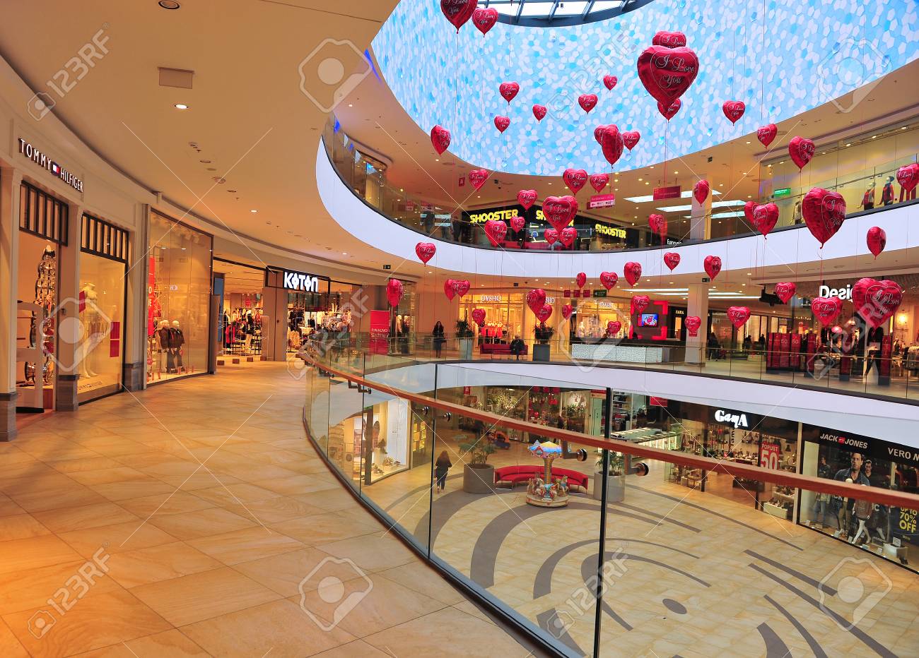 Split Croatia February 18 Atrium And Gallery Of Mall Of Split