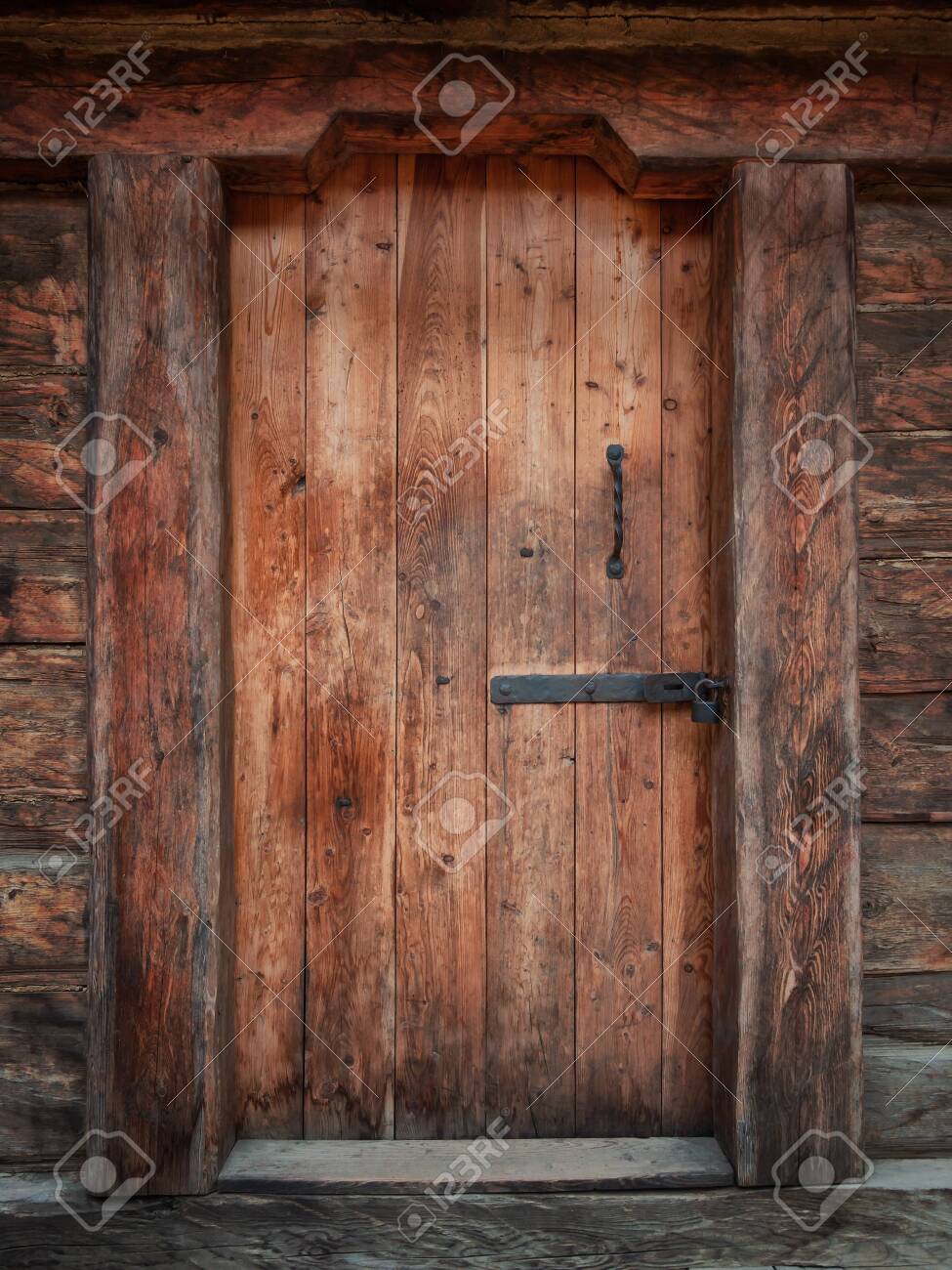 Old Medieval Wooden Door Stock Photo Picture And Royalty Free Image Image 124377532
