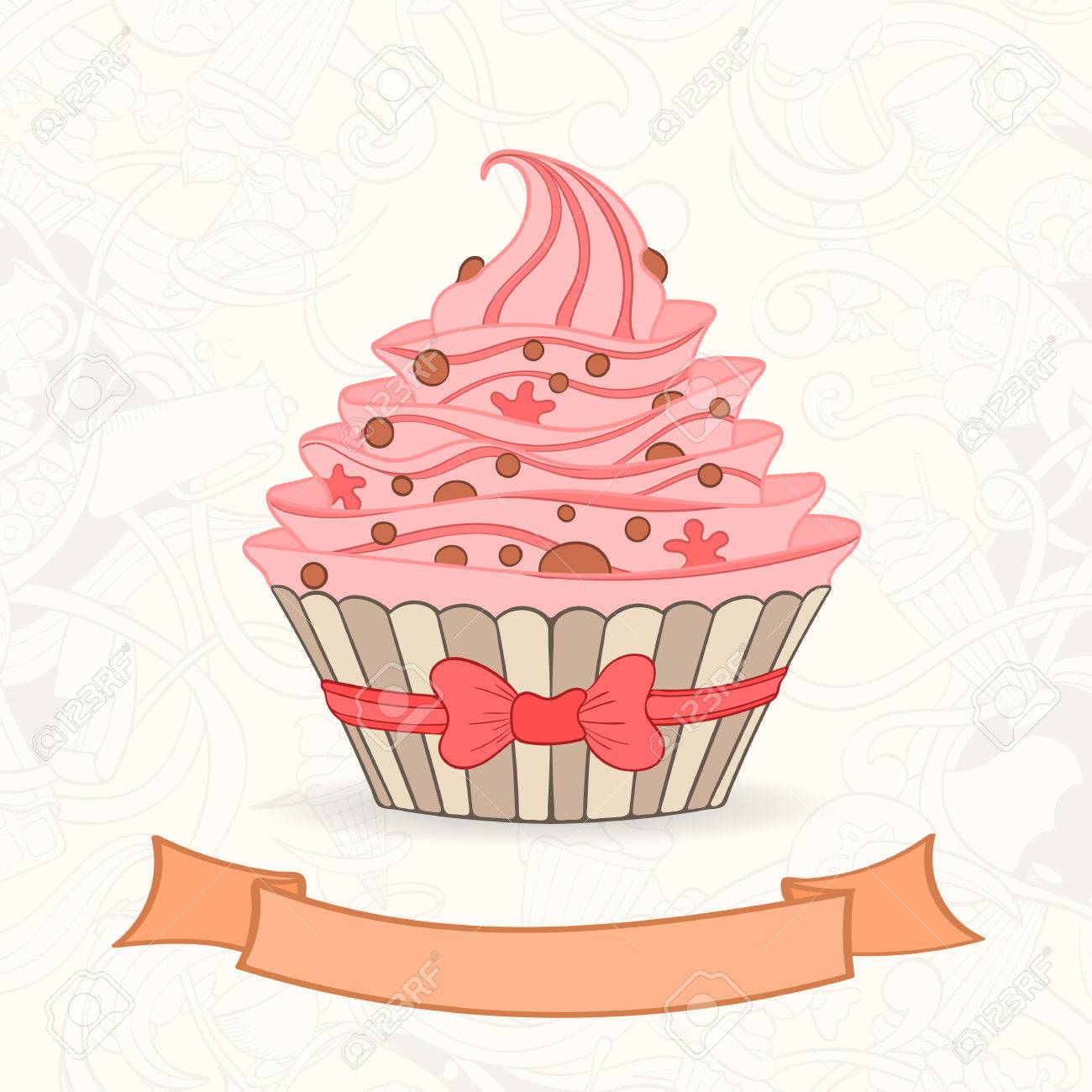 cupcake banner template