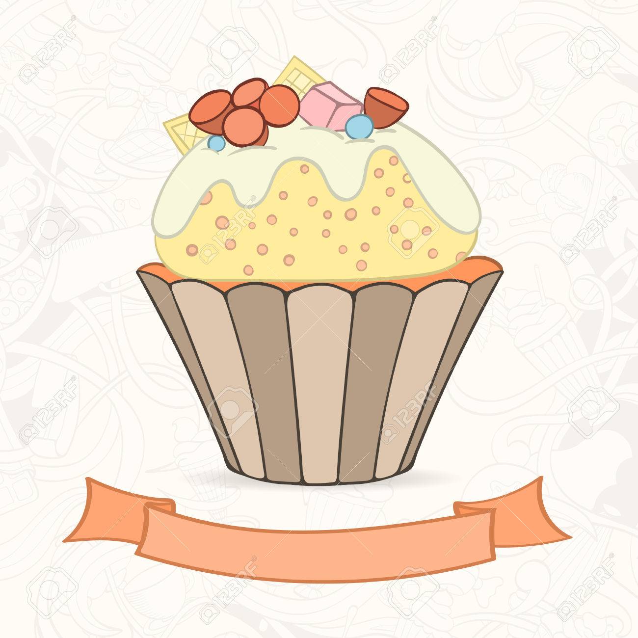 cupcake banner template
