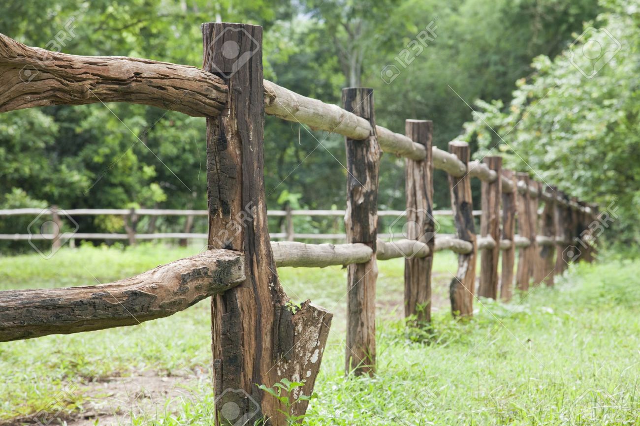 Забор из жердей своими руками