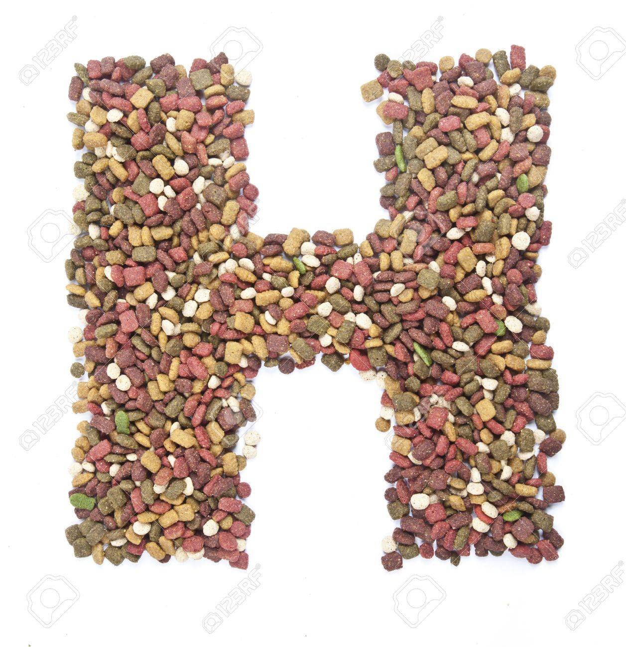 dry animal food letter h on white stock photo picture and royalty foods that start with the letter h