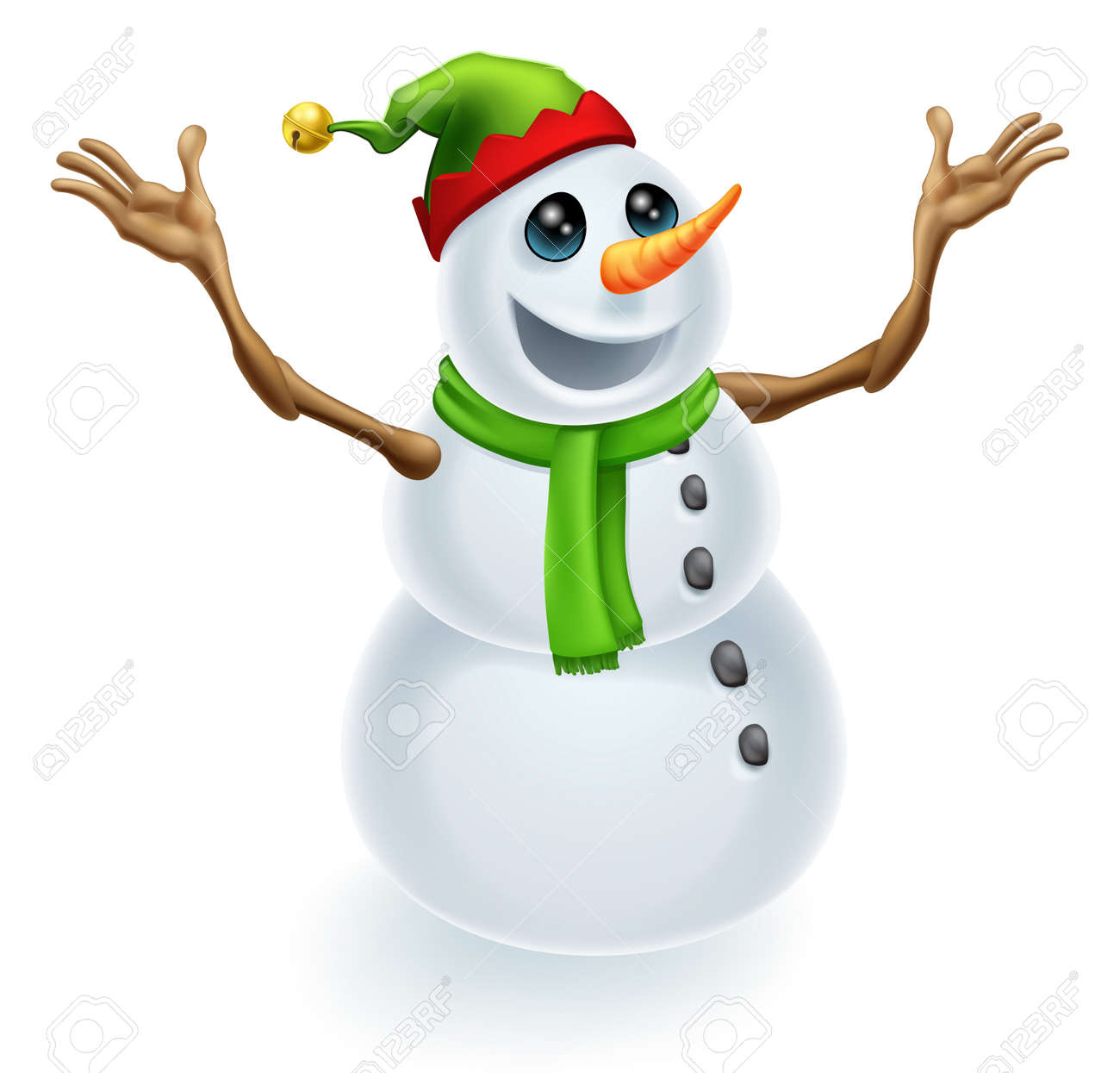 Feliz Navidad Del Muneco De Nieve Con Un Sombrero De Duende O Duendecillo Lindo Verde Y Rojo Ilustraciones Vectoriales Clip Art Vectorizado Libre De Derechos Image 14966816 feliz navidad del muneco de nieve con un sombrero de duende o duendecillo lindo verde y rojo