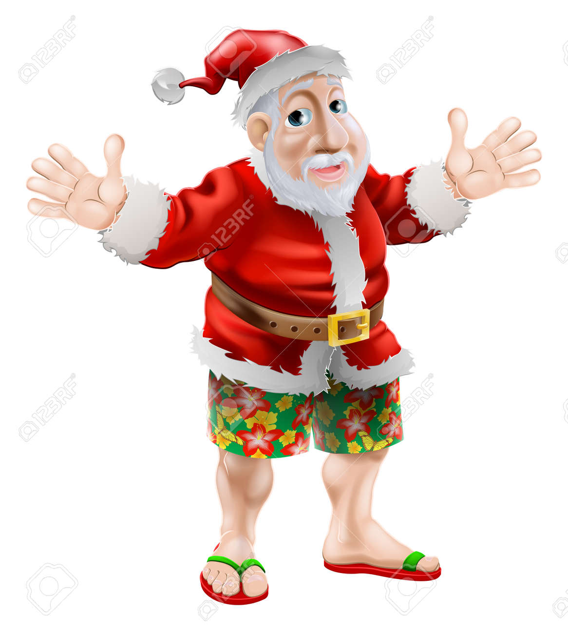summer santa costume