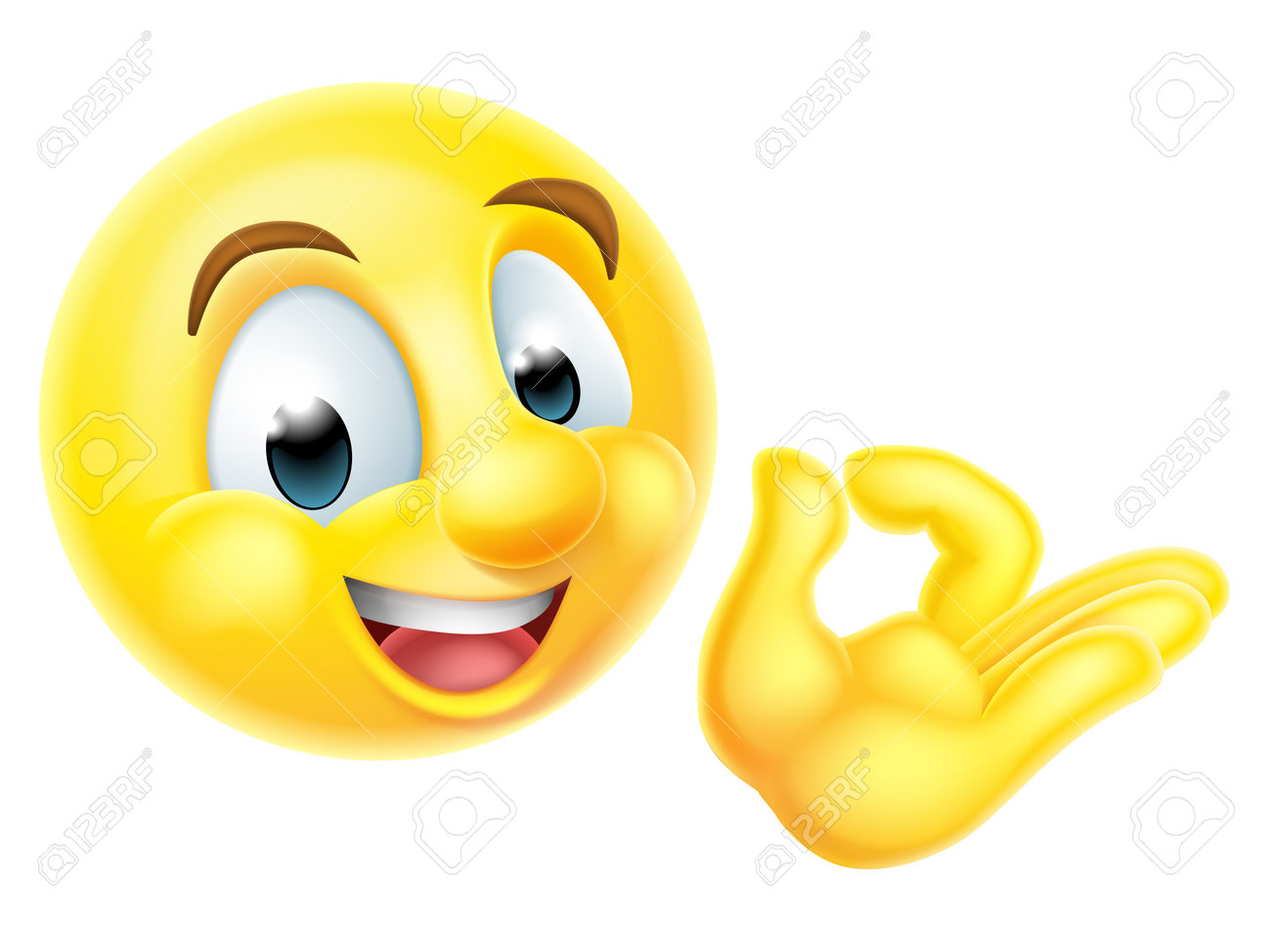 banque dimages un moticne caractre emoji dessin anim donnant un signe de la main ok ou geste parfait - Dessin Emoji banque dimages un moticne caractre emoji dessin anim donnant un signe de la main ok ou geste parfait - Dessin Emoji