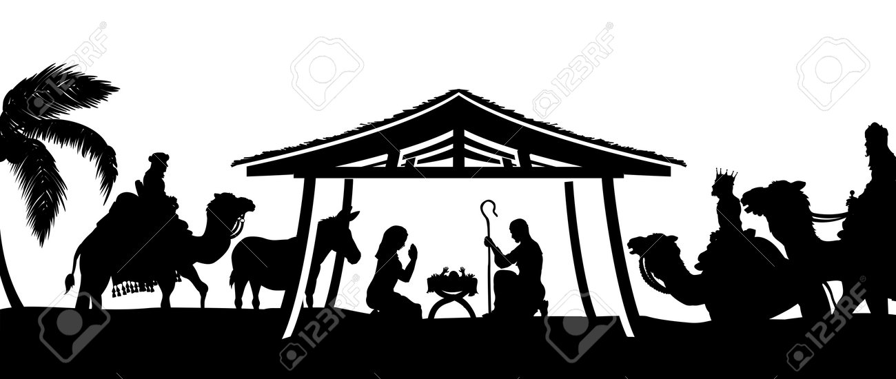 manger silhouette