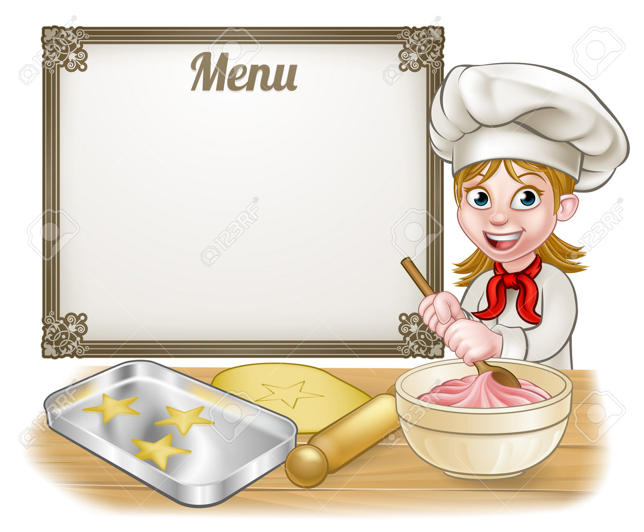 woman baker or pastry