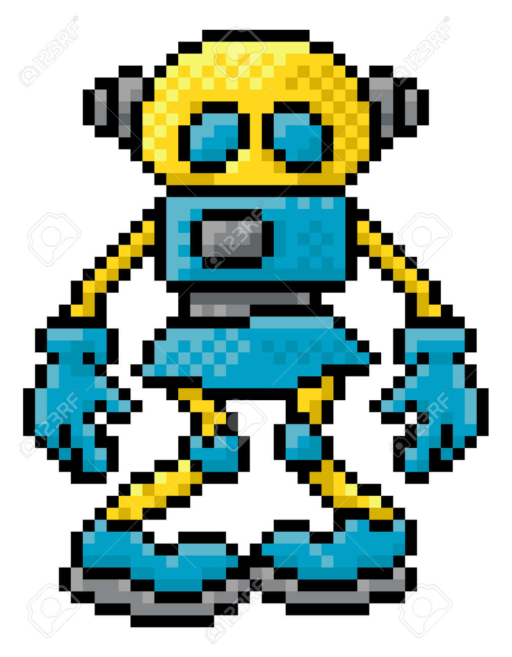 Cute Robot Cartoon Video Game Pixel Art Mascot Royalty Free SVG, Cliparts, Vectors, And Stock Illustration. Image 182740501. Cute Robot Cartoon Video Game Pixel Art Mascot Royalty Free SVG, Cliparts, Vectors, And Stock Illustration. Image 182740501.