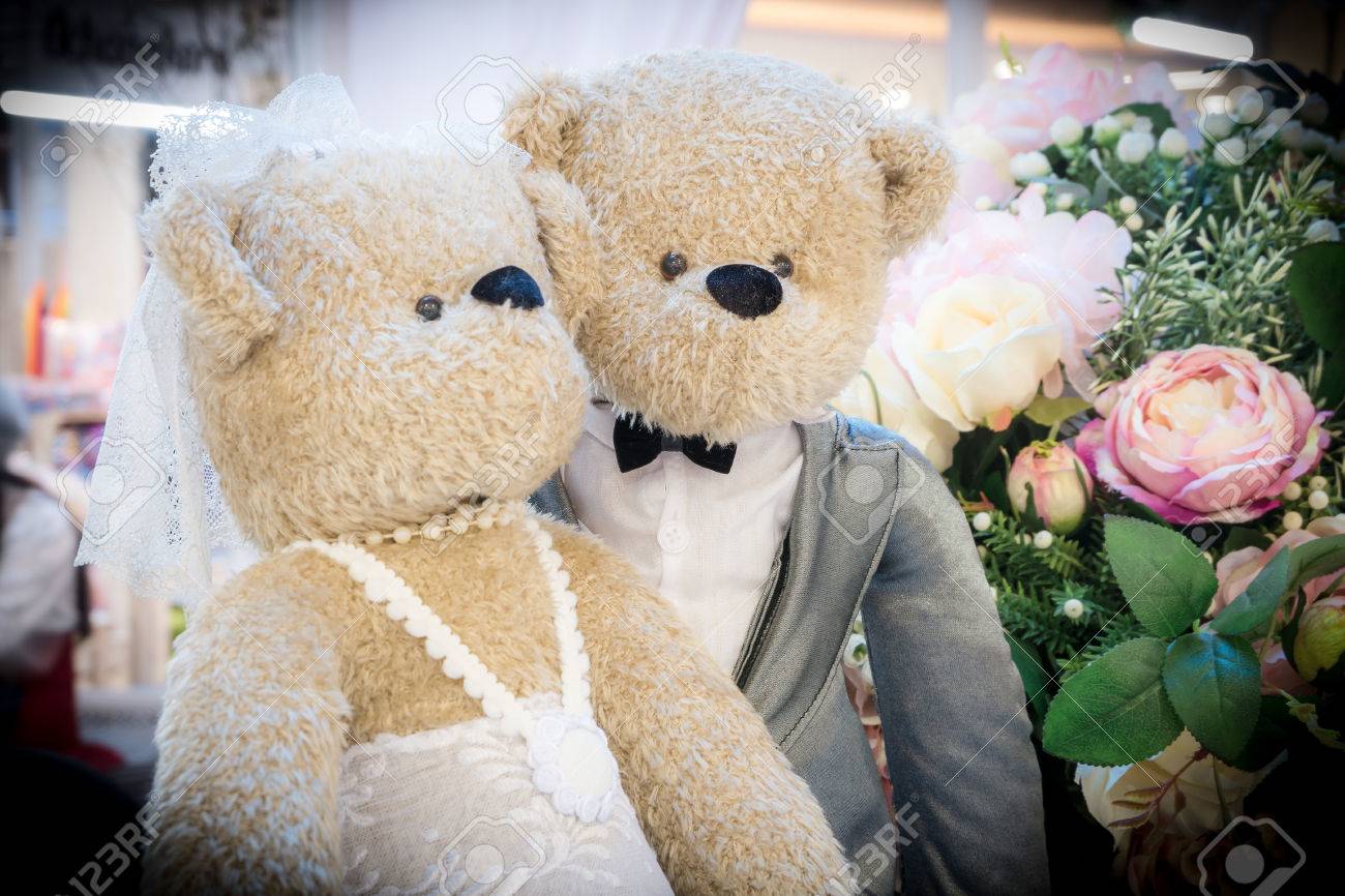 Teddy Bear Marriage Ceremony Stock Photo, Picture and Royalty Free Image.  Image 35044410.