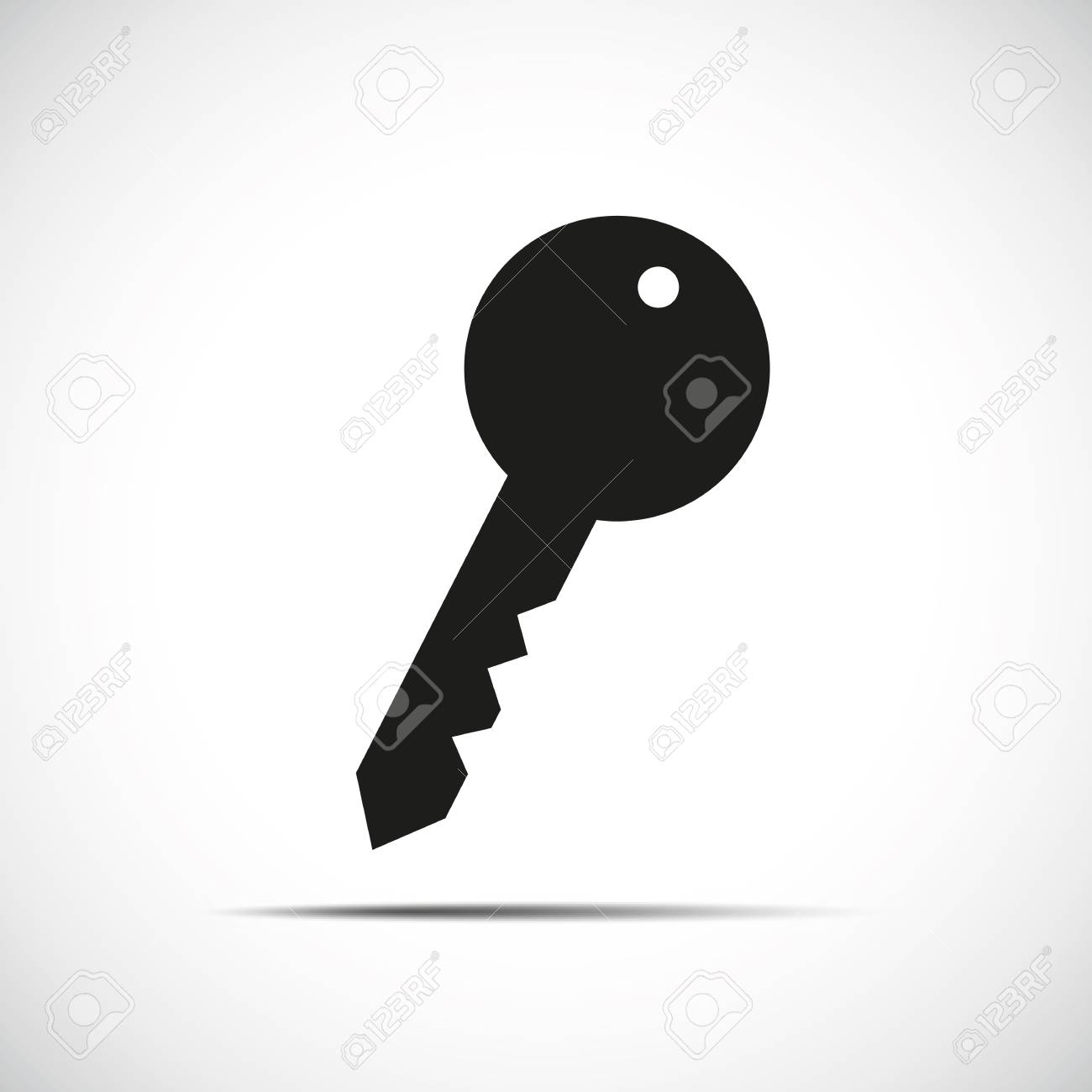 black simple key icon vector illustration EPS10 - 110475018 black simple key icon vector illustration EPS10 - 110475018