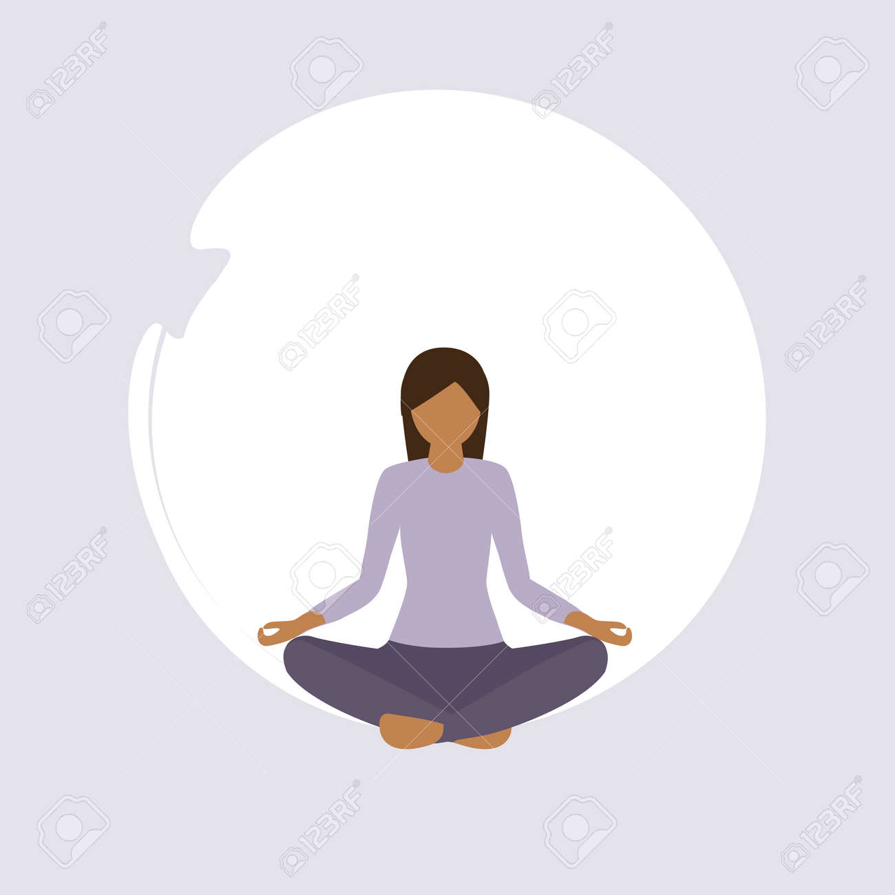 girl doing yoga exercise healthy lifestyle fitness design vector illustration - 168077365 girl doing yoga exercise healthy lifestyle fitness design vector illustration - 168077365