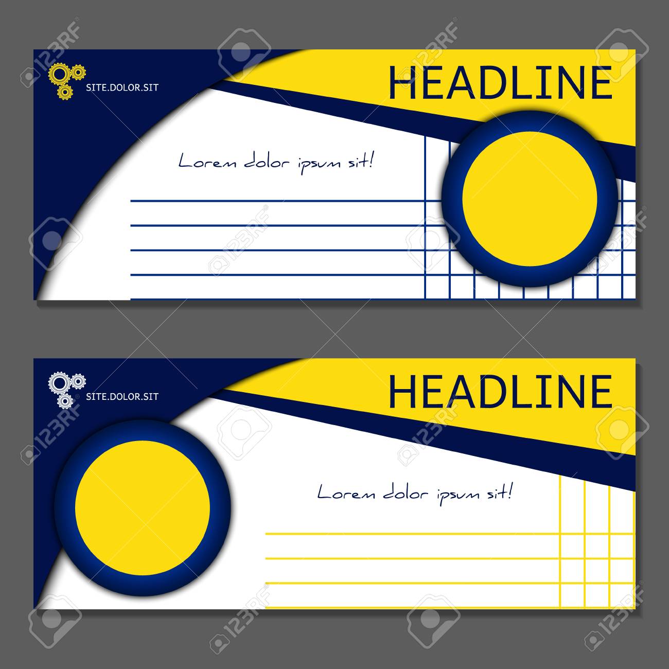 template for gift voucher vector illustration coupon and voucher gift certificate layout