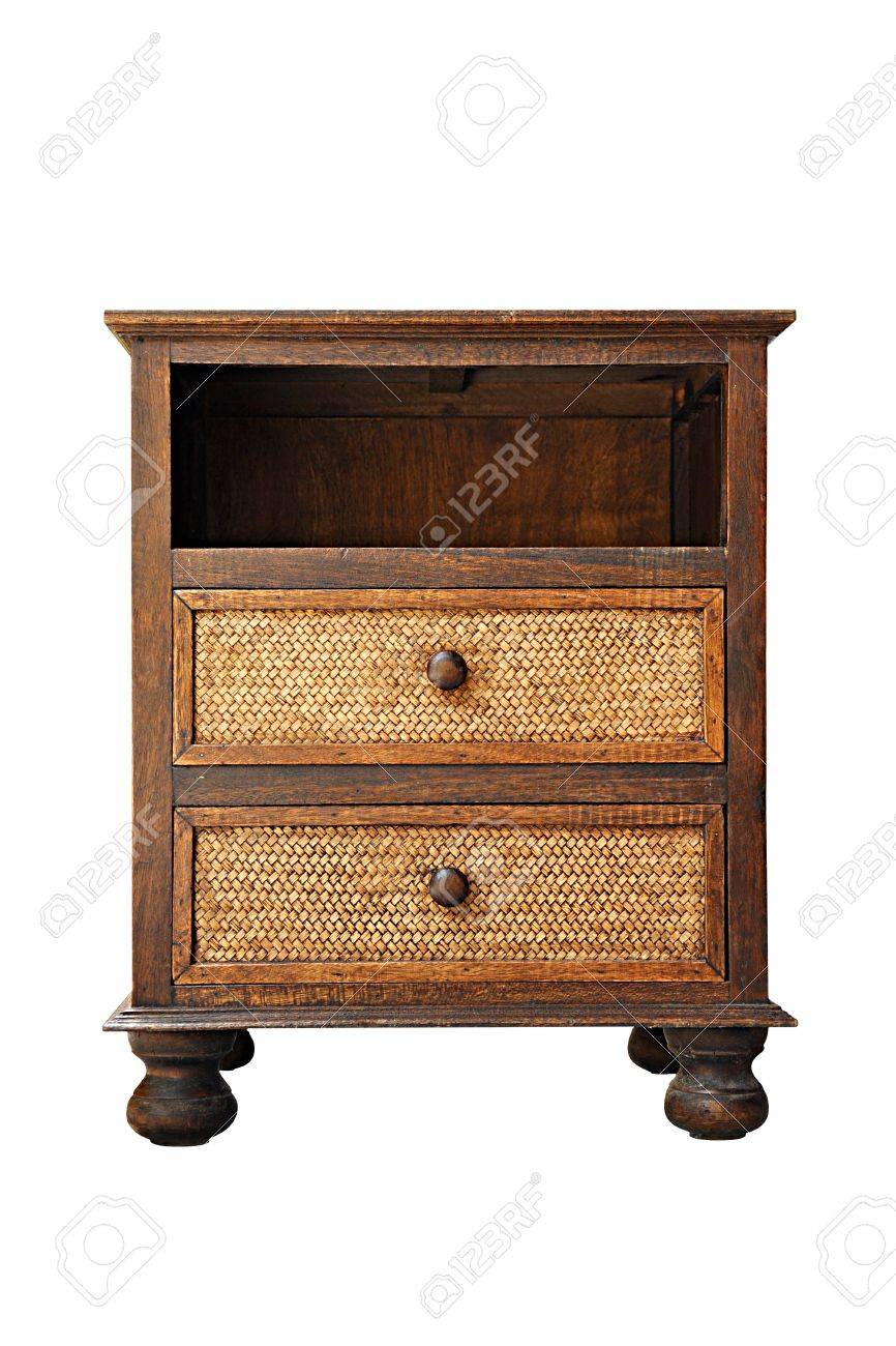 Asian Style Wooden Nightstand Isolated Stock Photo Picture And Royalty Free Image Image 16589138