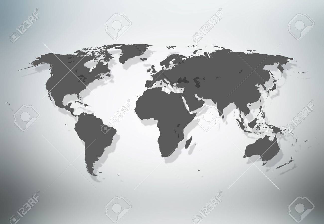 正確な世界地図の写真素材・画像素材 Image 18268167