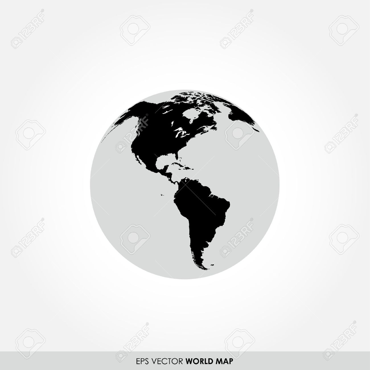 world map on globe icon showing north south america continents south america on world map