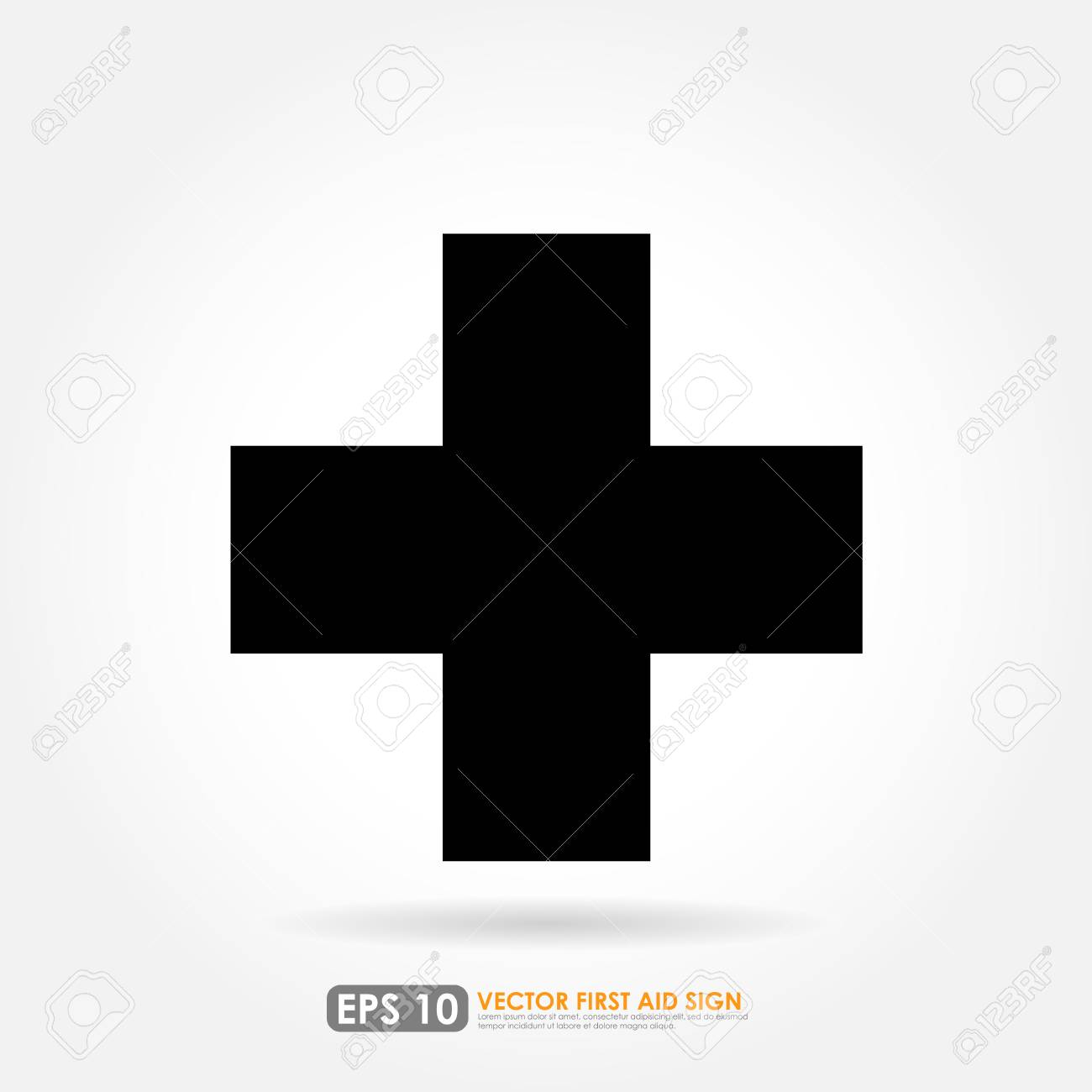 Einfache Schwarze Erste Hilfe Zeichen Auf Weissem Hintergrund Lizenzfrei Nutzbare Vektorgrafiken Clip Arts Illustrationen Image 28562474