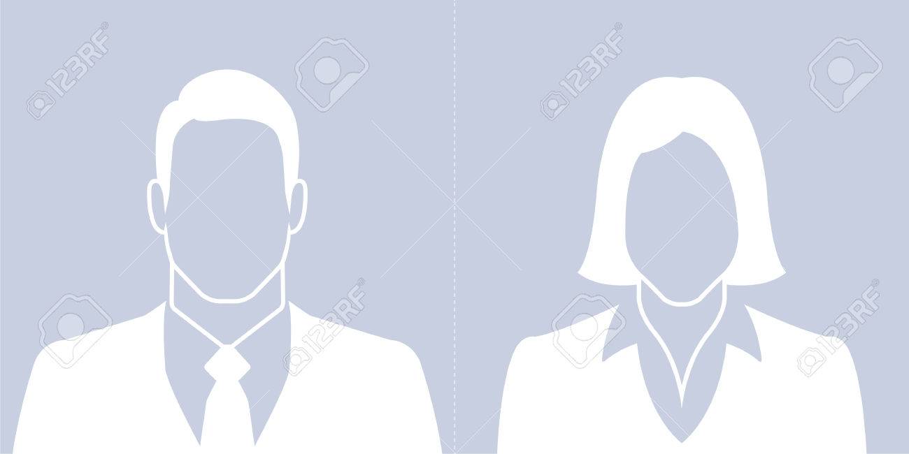 Businessman And Businesswoman Icon Set As Avatar Profile Pictures Royalty  Free SVG, Cliparts, Vectors, and Stock Illustration. Image 33224137., image size:1300x650