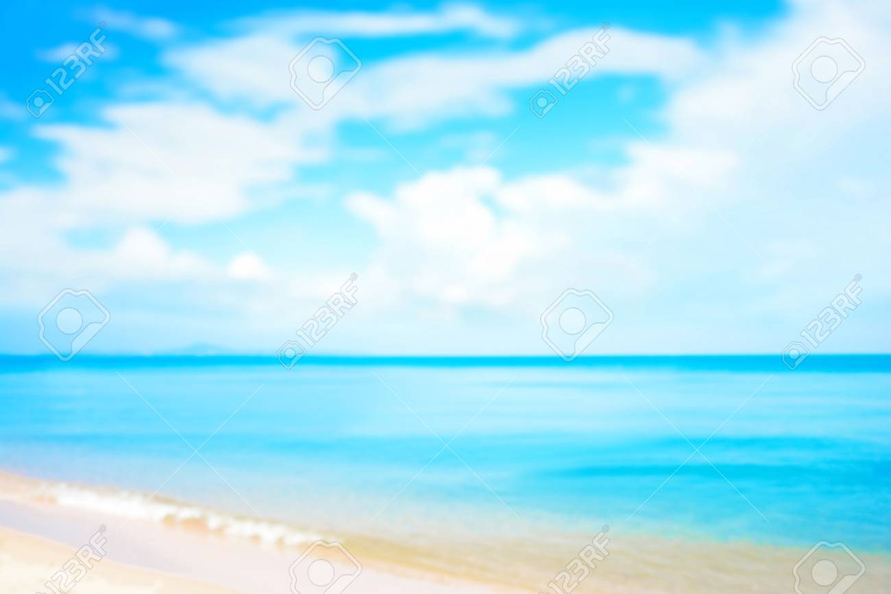 青い海と夏空 背景画像 の写真素材 画像素材 Image