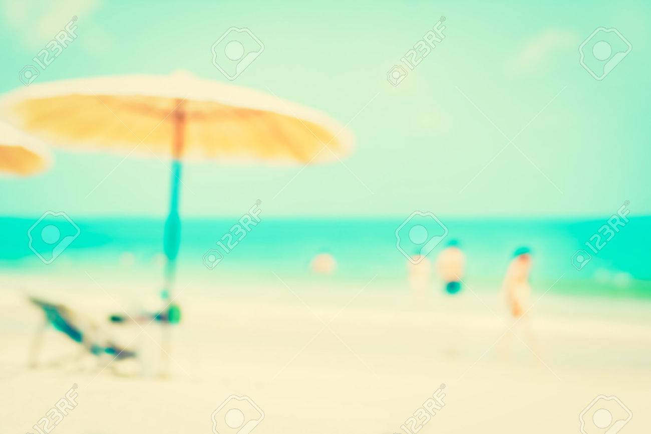 Blurred Beach Background In Vintage Tone - Summer Holiday Background  Concept Stock Photo, Picture and Royalty Free Image. Image 45616505., image size:1300x866