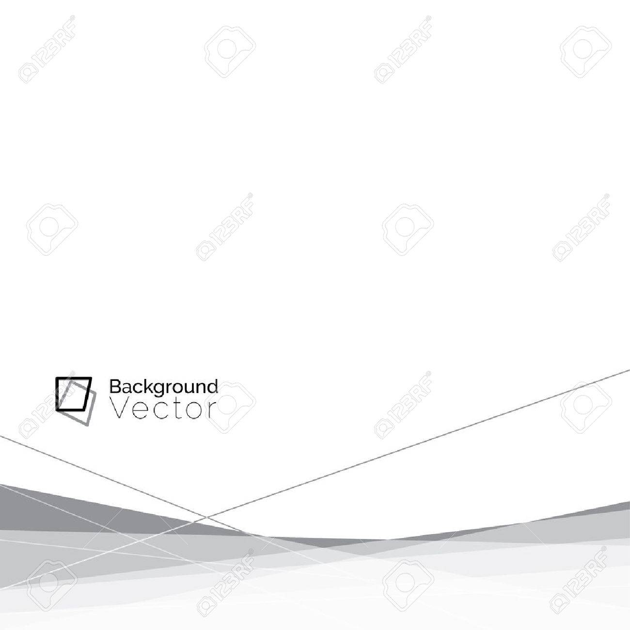 現代の白灰色の線の抽象的な背景 ボーダー設計 コピー スペースとシンプルなコンセプトのイラスト素材 ベクタ Image