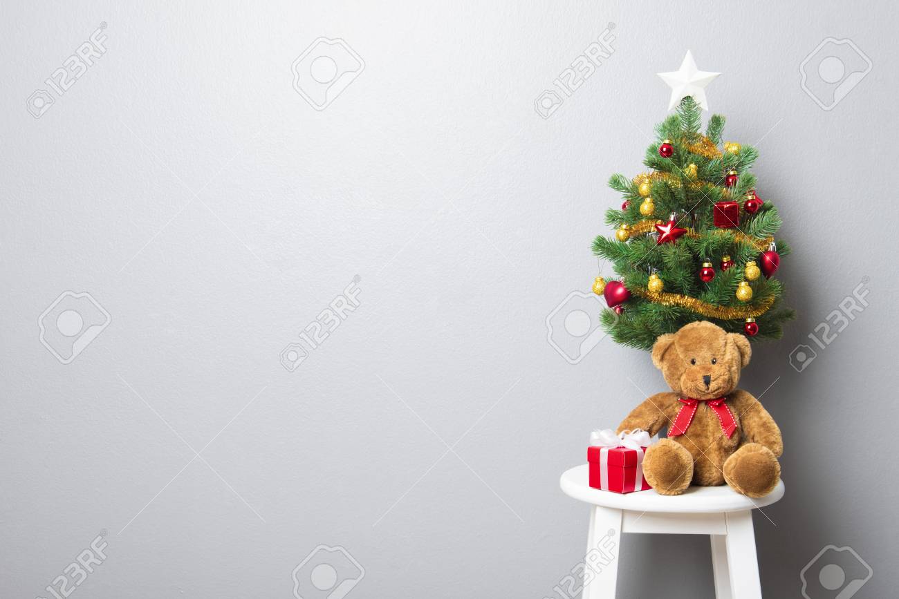 small christmas teddy