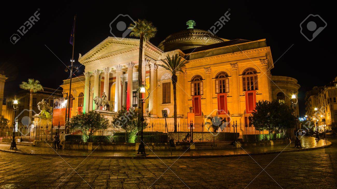 Teatro Massimo in Palermo, Sicily, Italy - 21711749 Teatro Massimo in Palermo, Sicily, Italy - 21711749