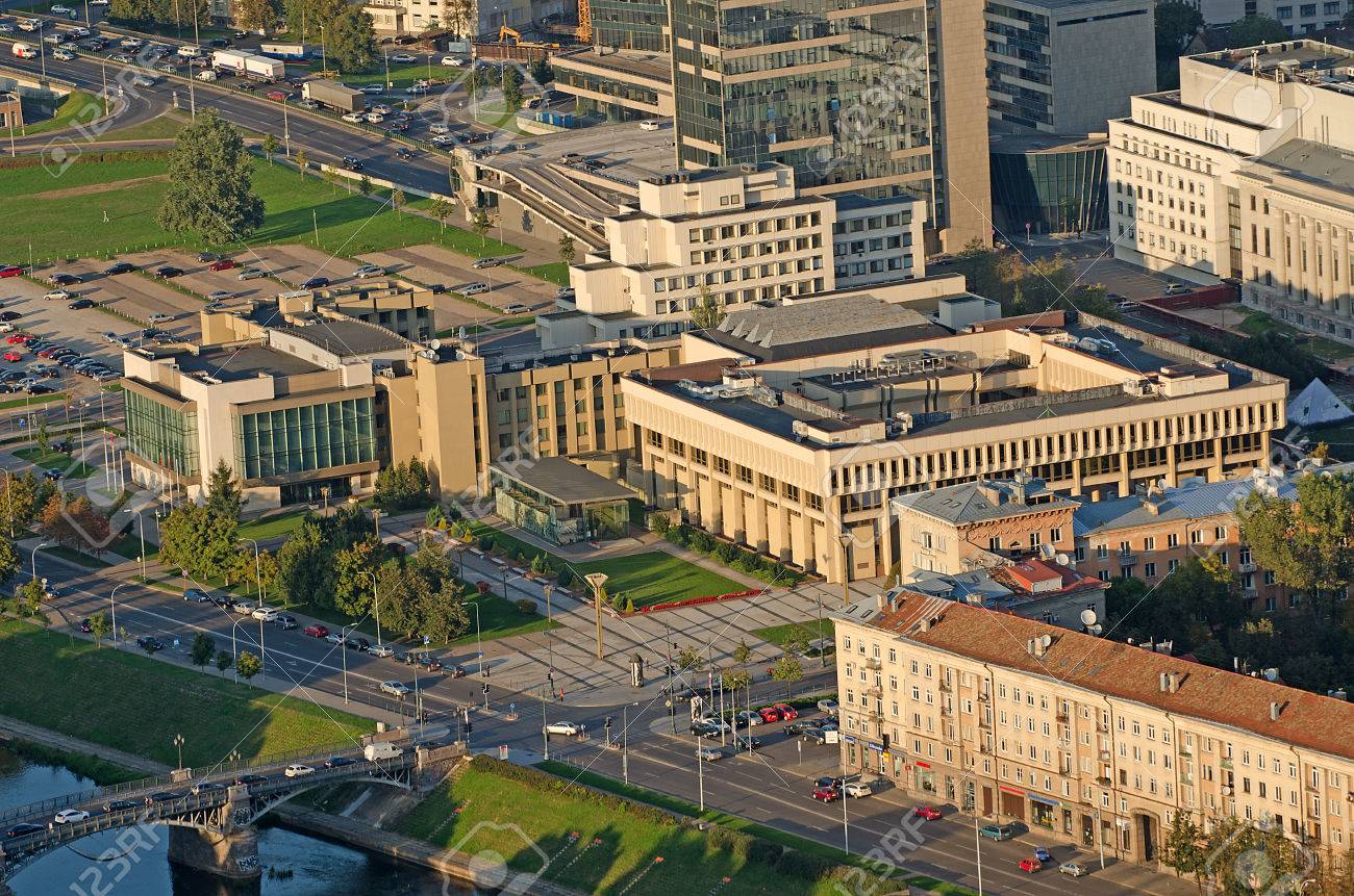 The Lithuanian Parliament Building in Vilnius - 39152166 The Lithuanian Parliament Building in Vilnius - 39152166