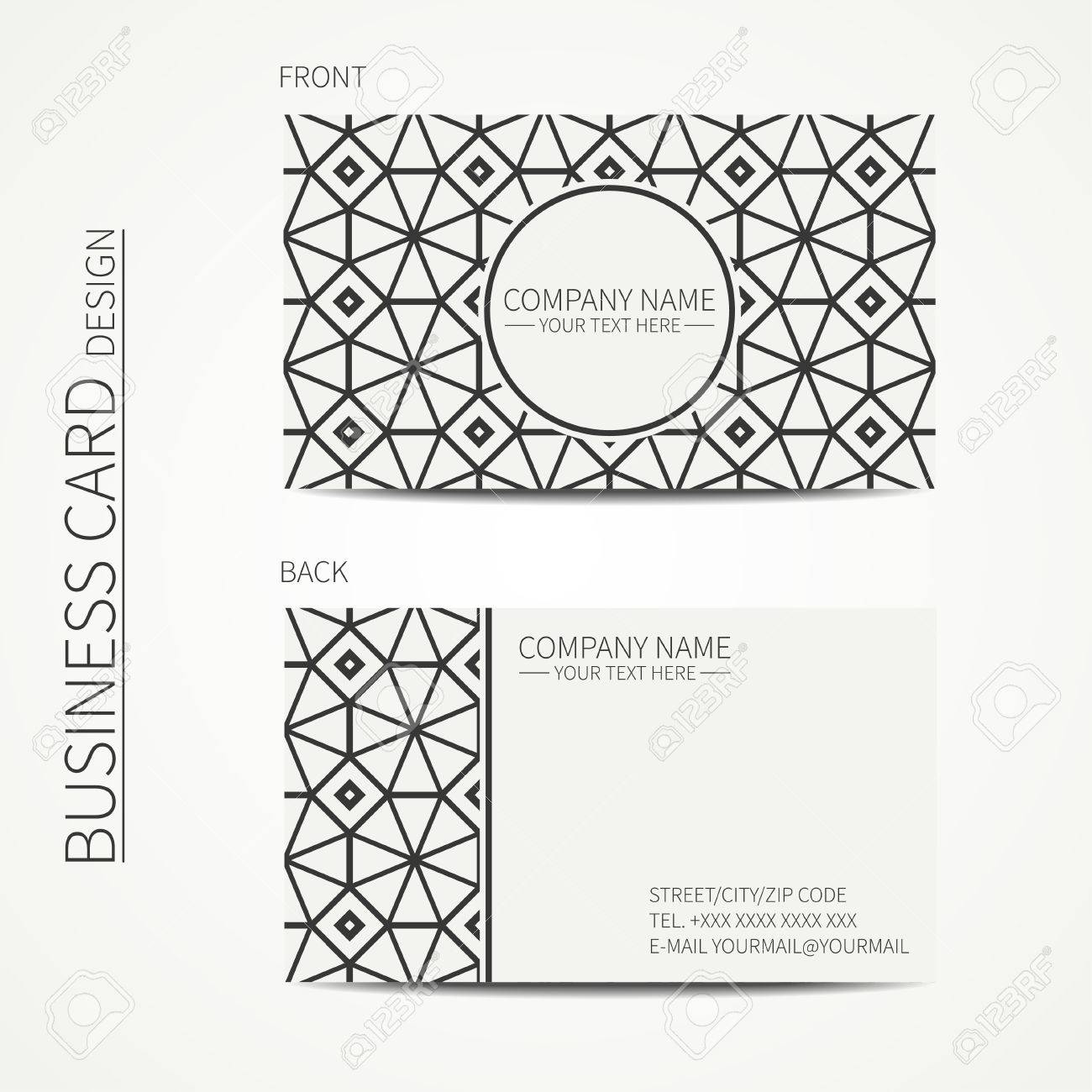 vector simple business card