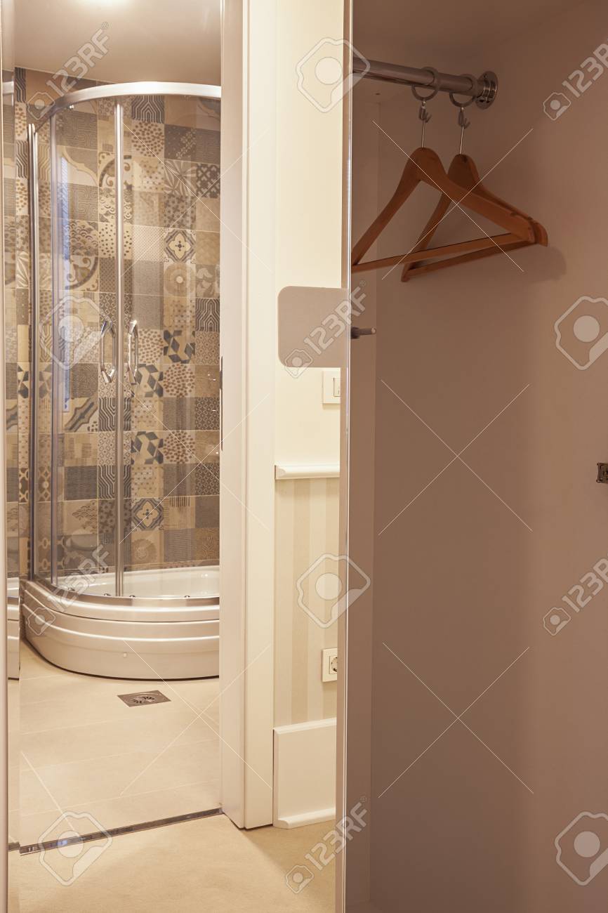 Interior Of A Small Hotel Bathroom Modern Design Stock Photo Picture And Royalty Free Image Image 76561680