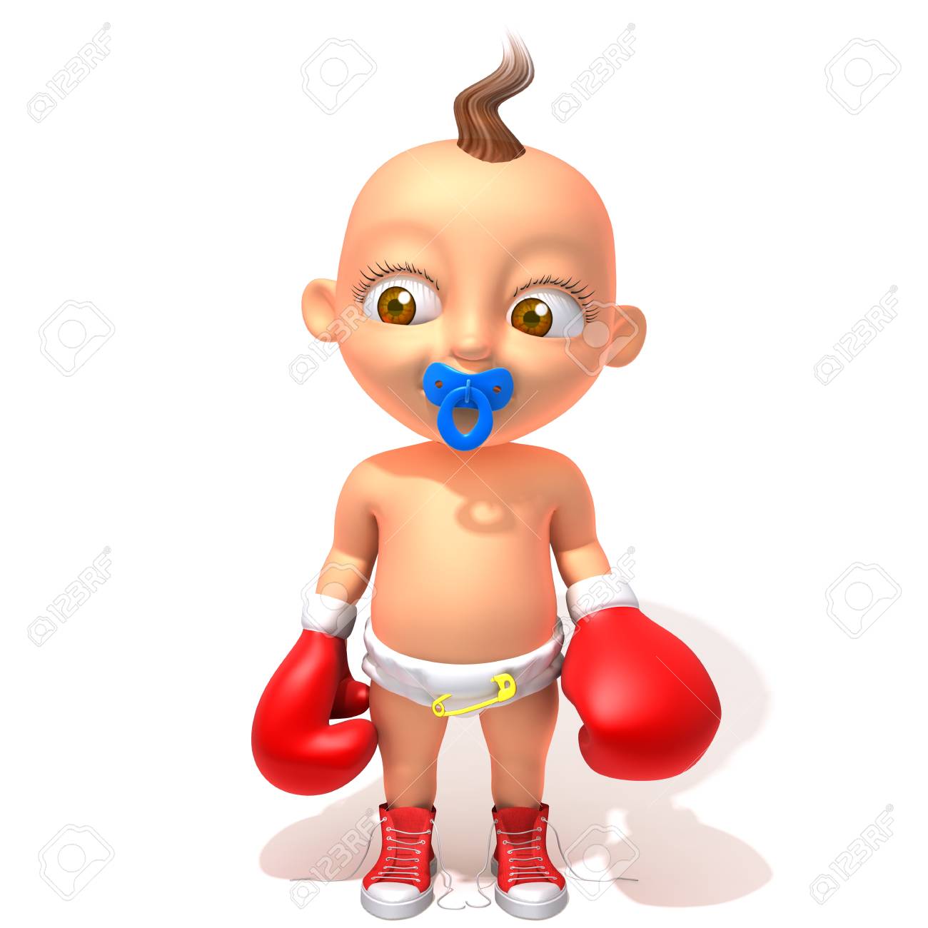 Bebe Jake Avec Des Gants De Boxe Rouges Banque D Images Et Photos Libres De Droits Image