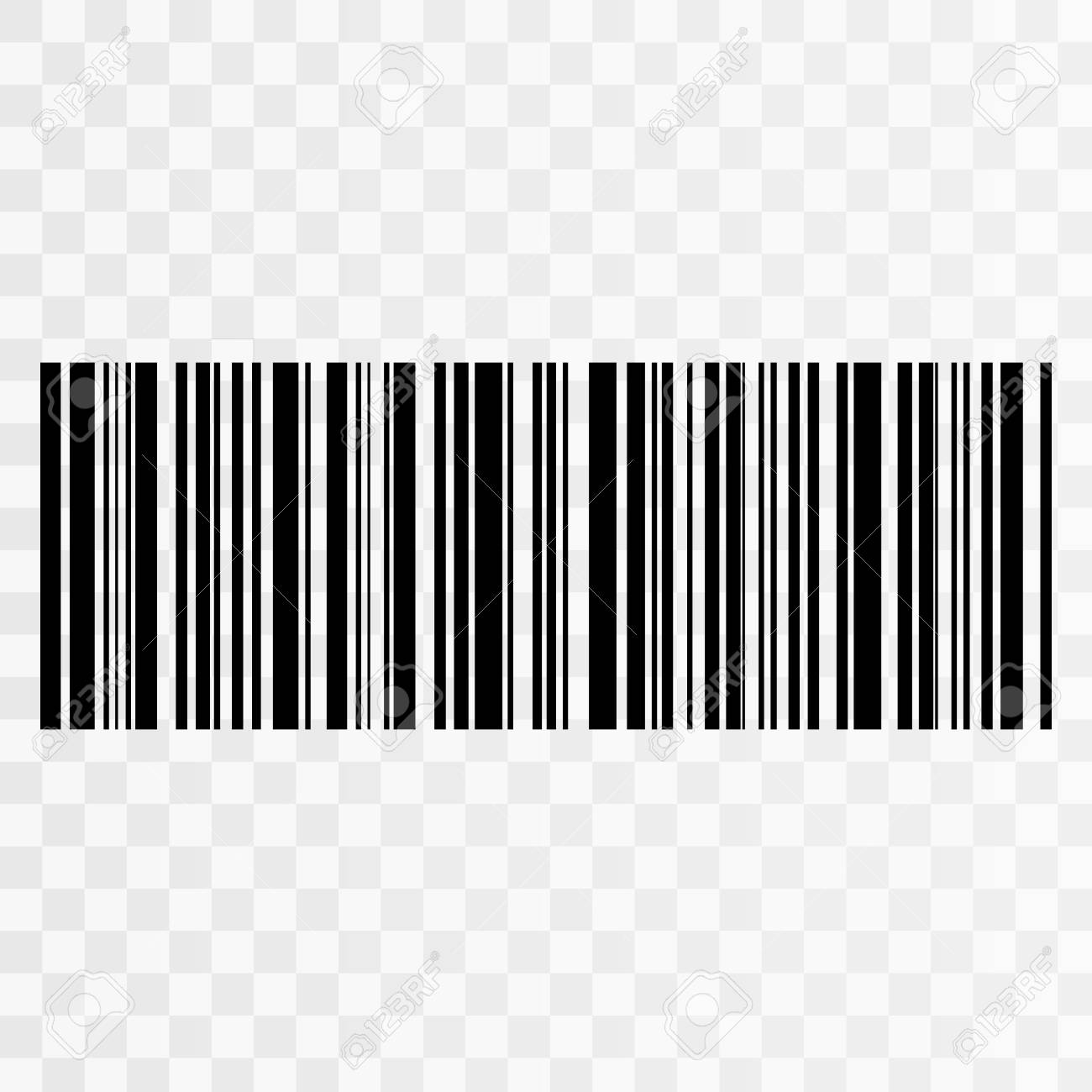 Realistic Bar Code Icon A Modern Simple Flat Barcode Marketing The Concept Of The Internet Royalty Free Cliparts Vectors And Stock Illustration Image 114529474