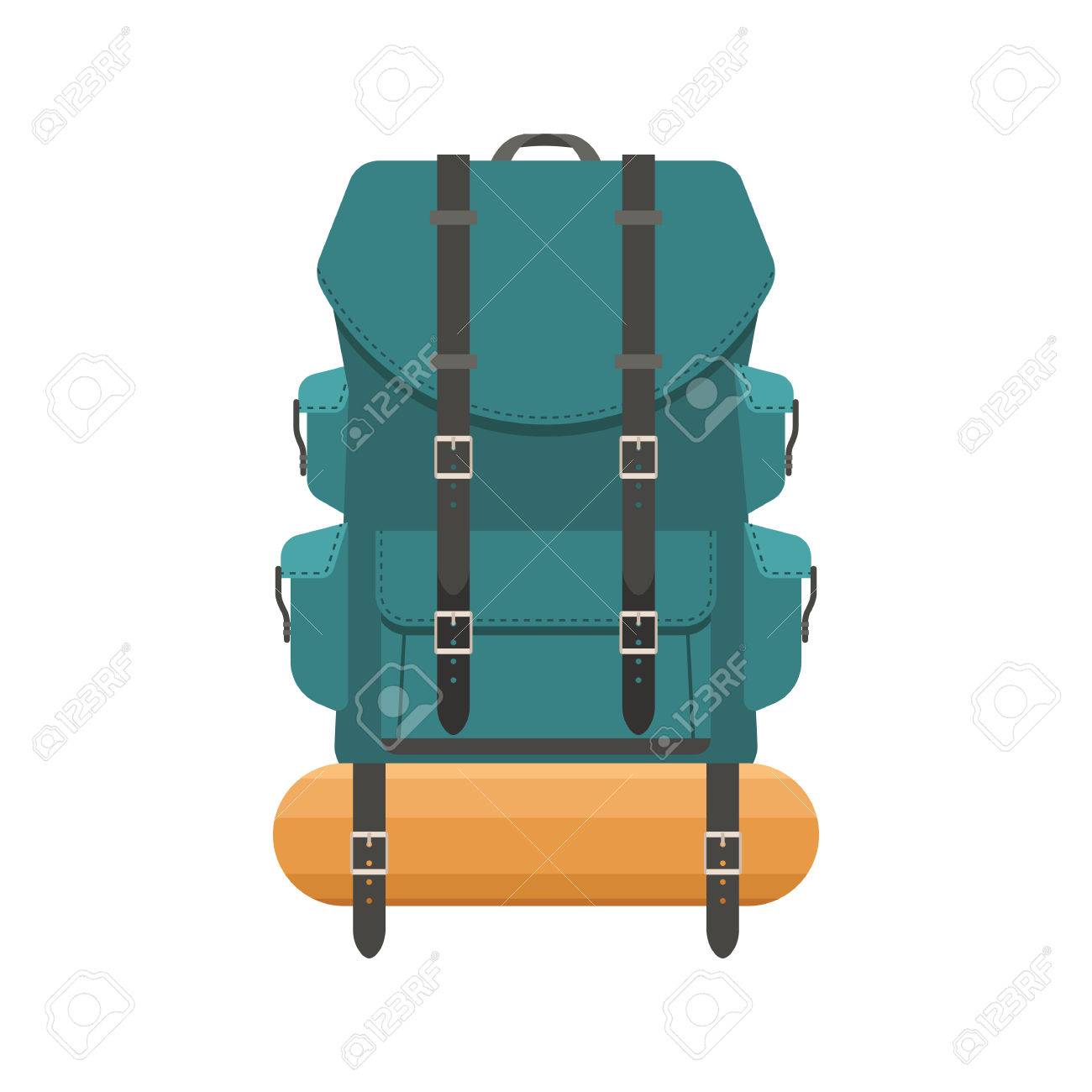 retro hiking backpack