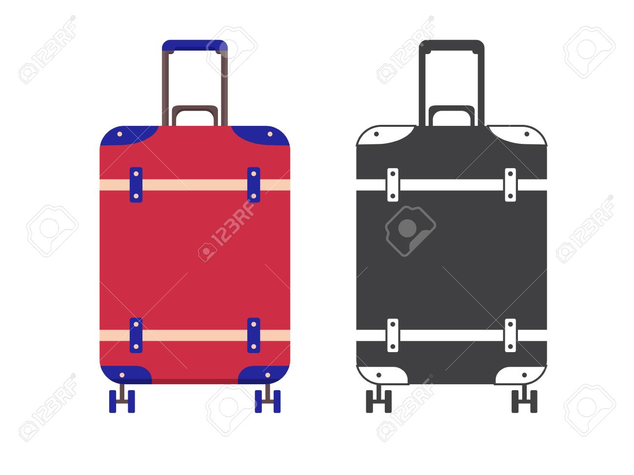 vintage carry on suitcase
