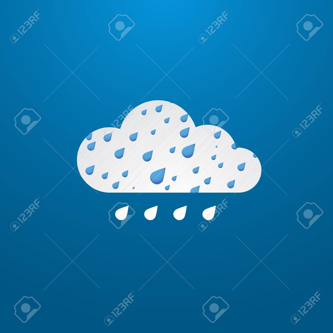 雲の天気予報 雨のテーマのイラスト素材 ベクタ Image 雲の天気予報 雨のテーマのイラスト素材 ベクタ Image