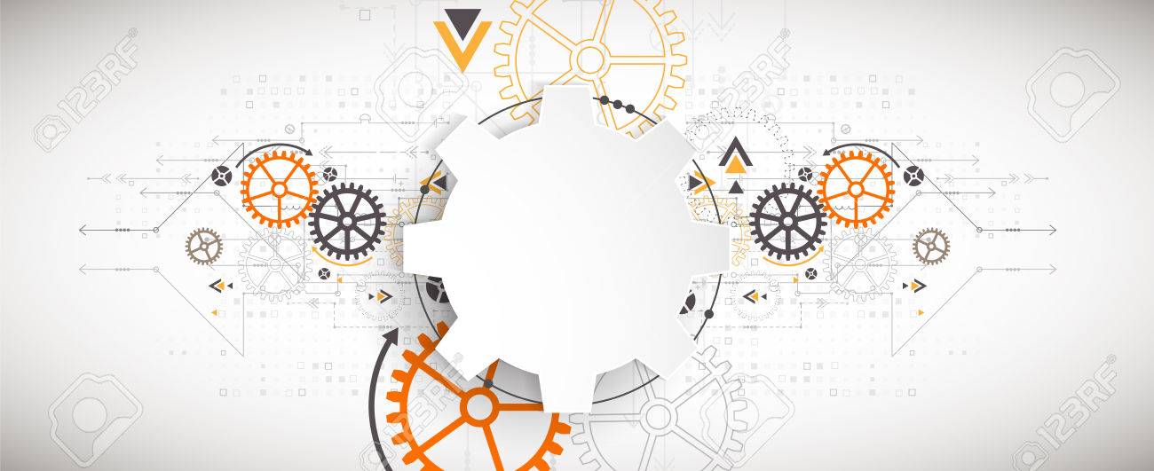 Vector illustration, Hi-tech digital technology and engineering theme - 70695525 Vector illustration, Hi-tech digital technology and engineering theme - 70695525
