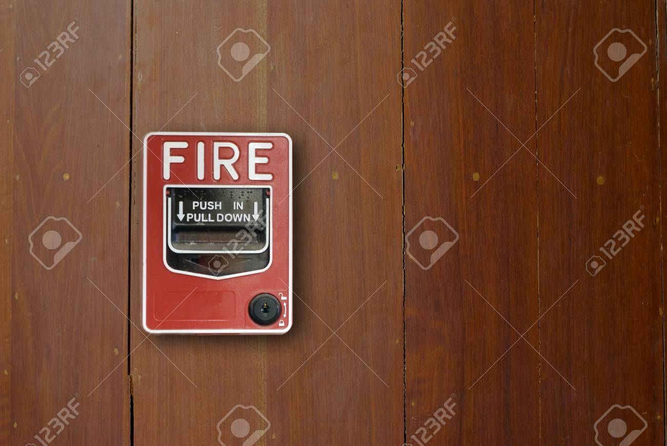 Fire Alarm Manual Pull Station On Wood Walls Stock Photo Picture And Royalty Free Image Image 13763049