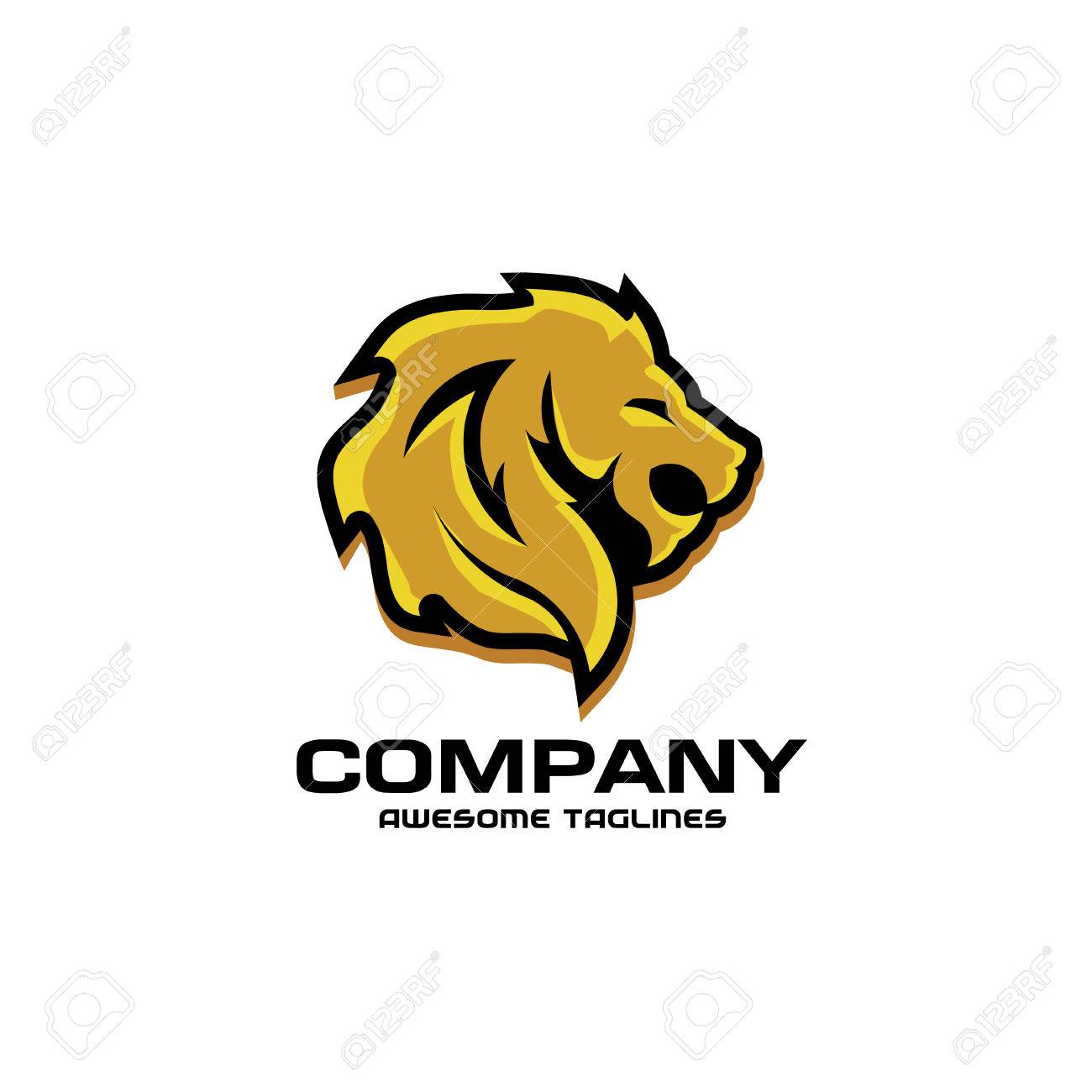lion head logo vector lion king head sign concept lions head logo lion