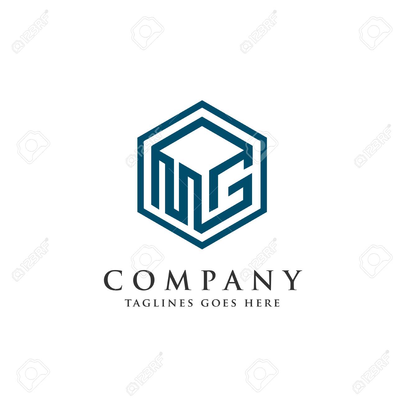 3d square design vector