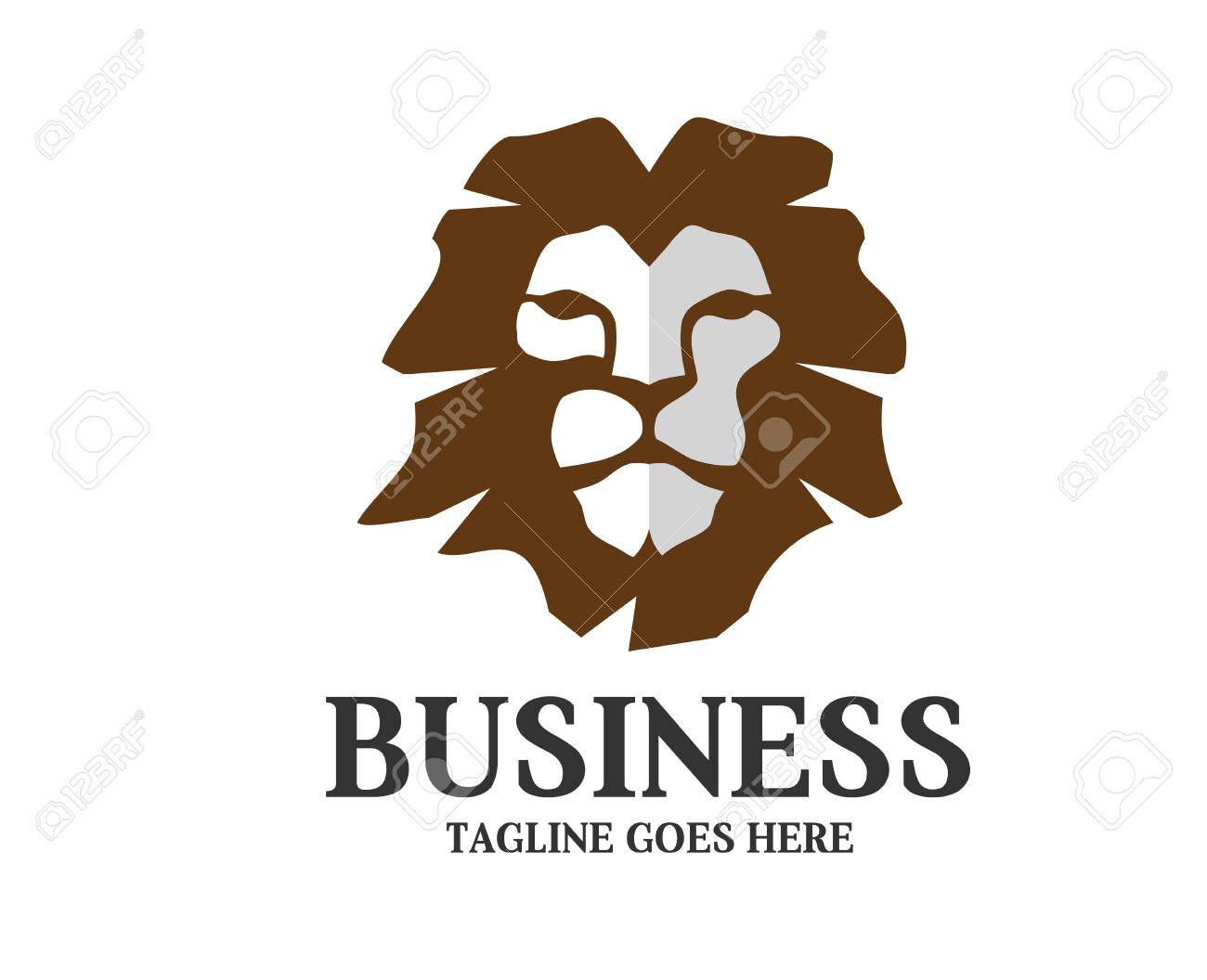 lion head logo vector lion king head sign concept lions head sign king