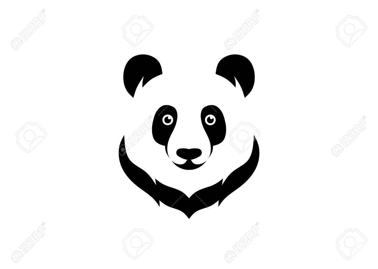 Simple And Creative Of Head Panda Design Illustration Royalty Free Cliparts Vectors And Stock Illustration Image