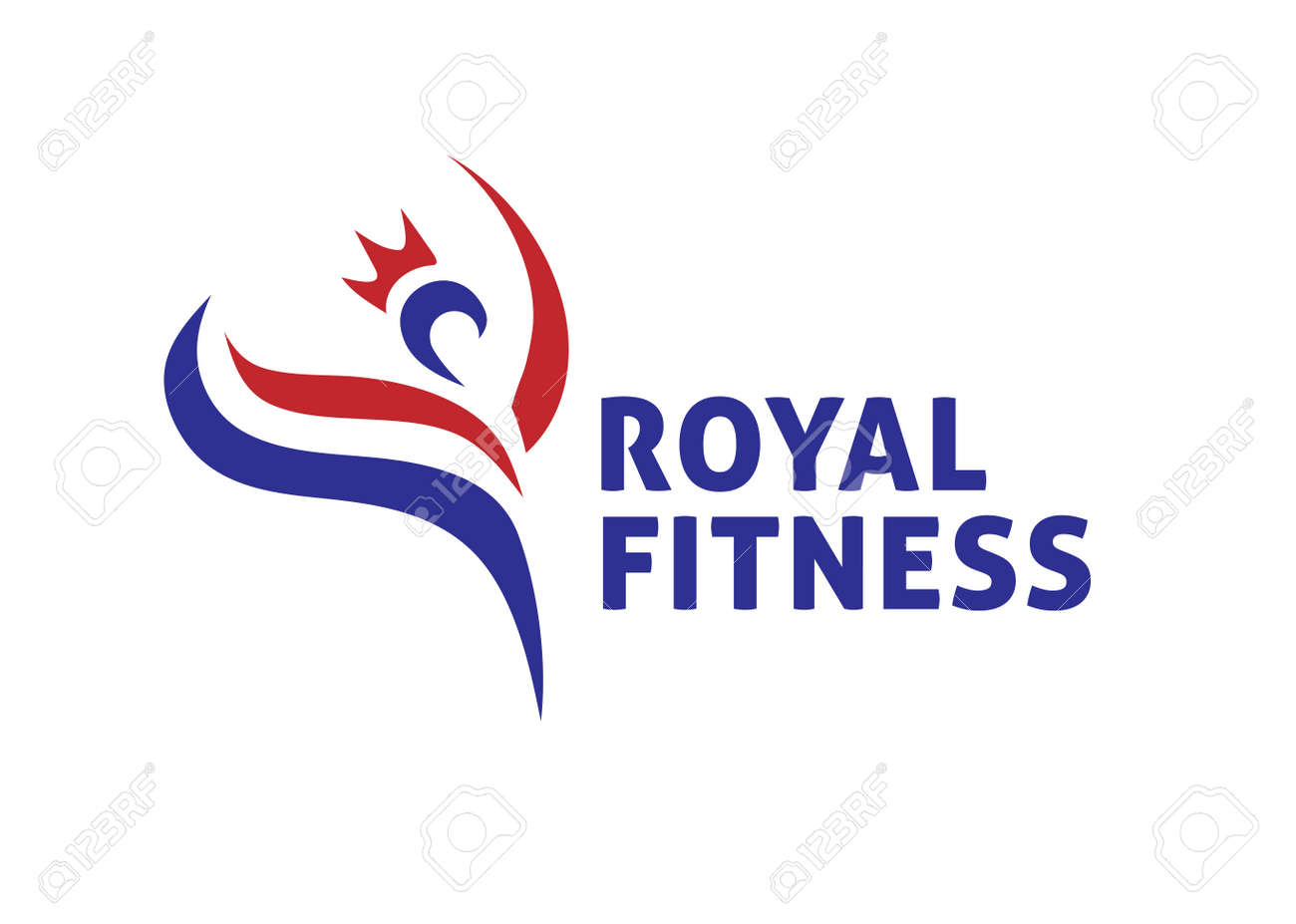 Creative Abstract Royal Fitness Club Vector Crown Fitness Club Royalty Free Cliparts Vectors And Stock Illustration Image