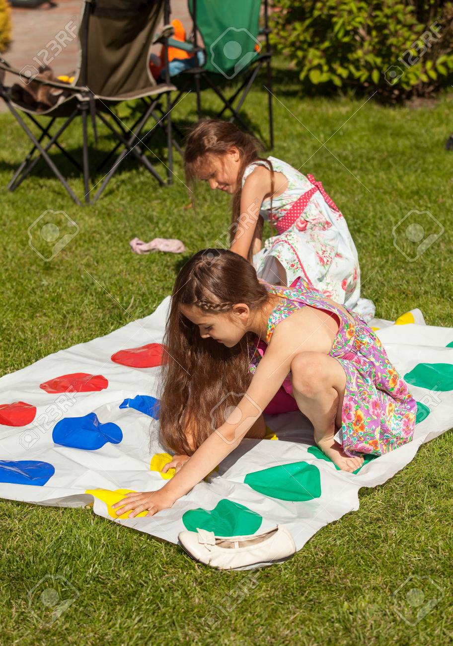 Young Girl Playing Young Girl Playing